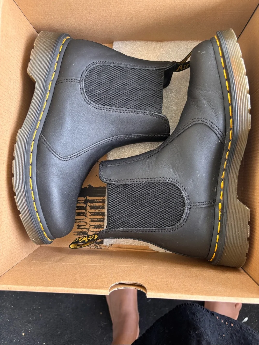 Dr. Marten’s Black Nappa Women’s Chelsea Boots - 2976
